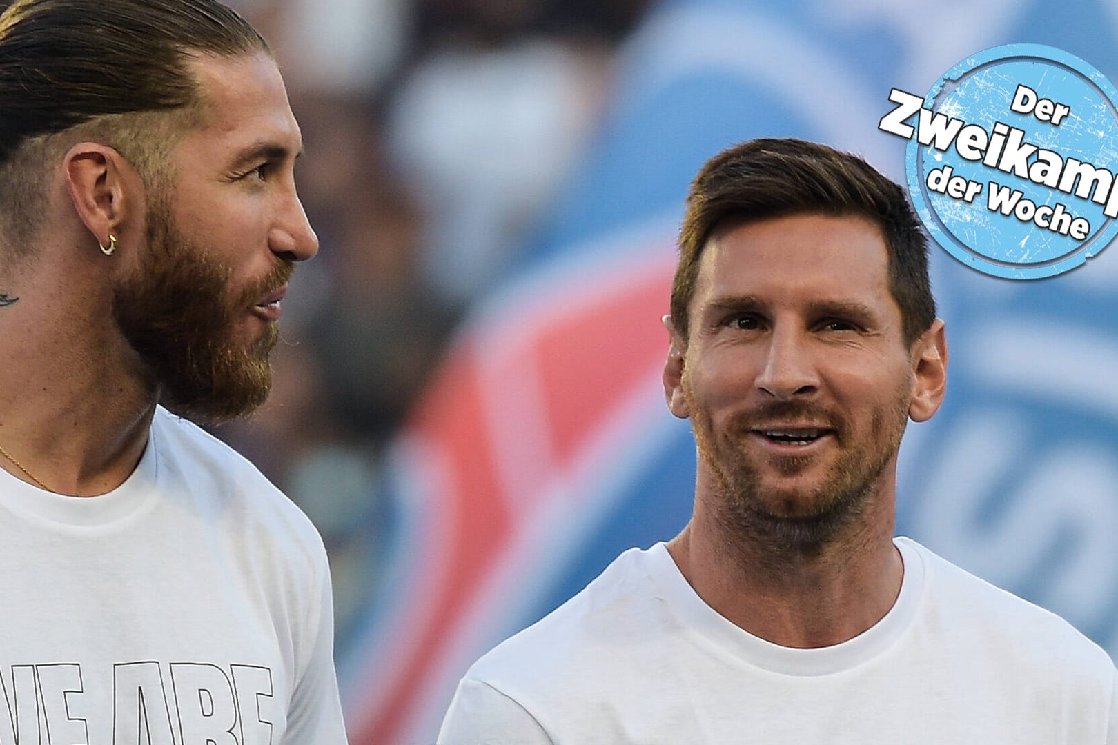 Zwei "Galaktische" für Paris St. Germain: Sergio Ramos (l.) und Lionel Messi komplettieren das Starensemble in der französischen Hauptstadt.