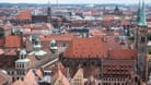 Blick in südliche Richtung über die Altstadt von Nürnberg