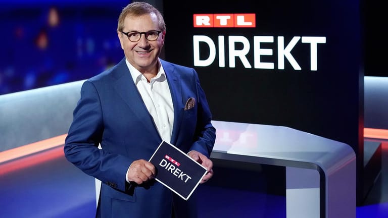 "RTL Direkt": Jan Hofer moderierte zum ersten Mal das neue Nachrichtenformat des Senders.