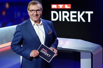 "RTL Direkt": Jan Hofer moderierte zum ersten Mal das neue Nachrichtenformat des Senders.