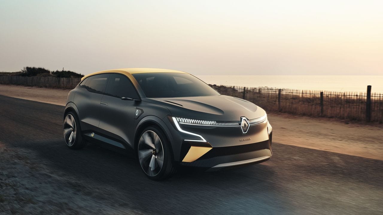 Elektrischer Antrieb: Renault zeigt auf der IAA den Megane EVision.