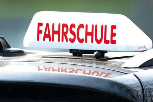 Schriftzug "Fahrschule"