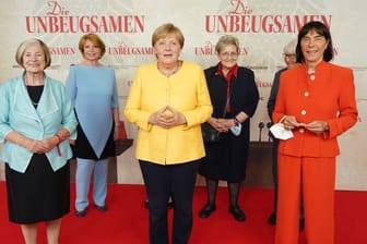 Angela Merkel bei der Weltpremiere der Dokumentation "Die Unbeugsamen".