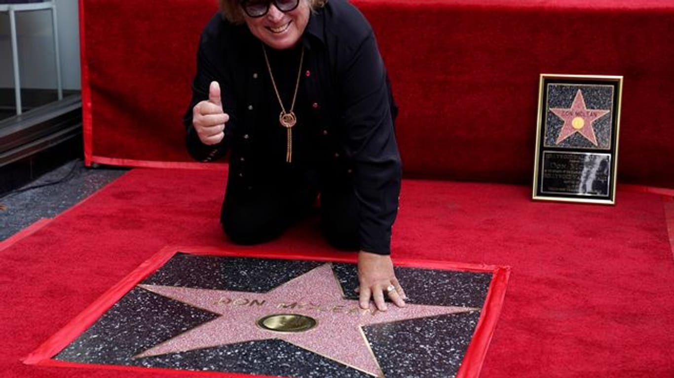 Don McLean hat jetzt einen Stern in Hollywood.