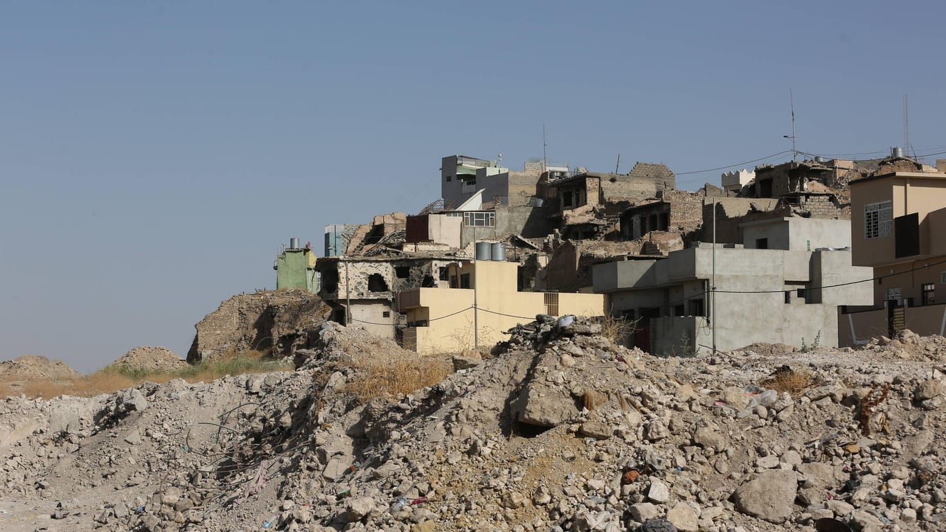 Gebäude im Norden des Irak (Archivbild): Ein Krankenhaus wurde bombardiert.