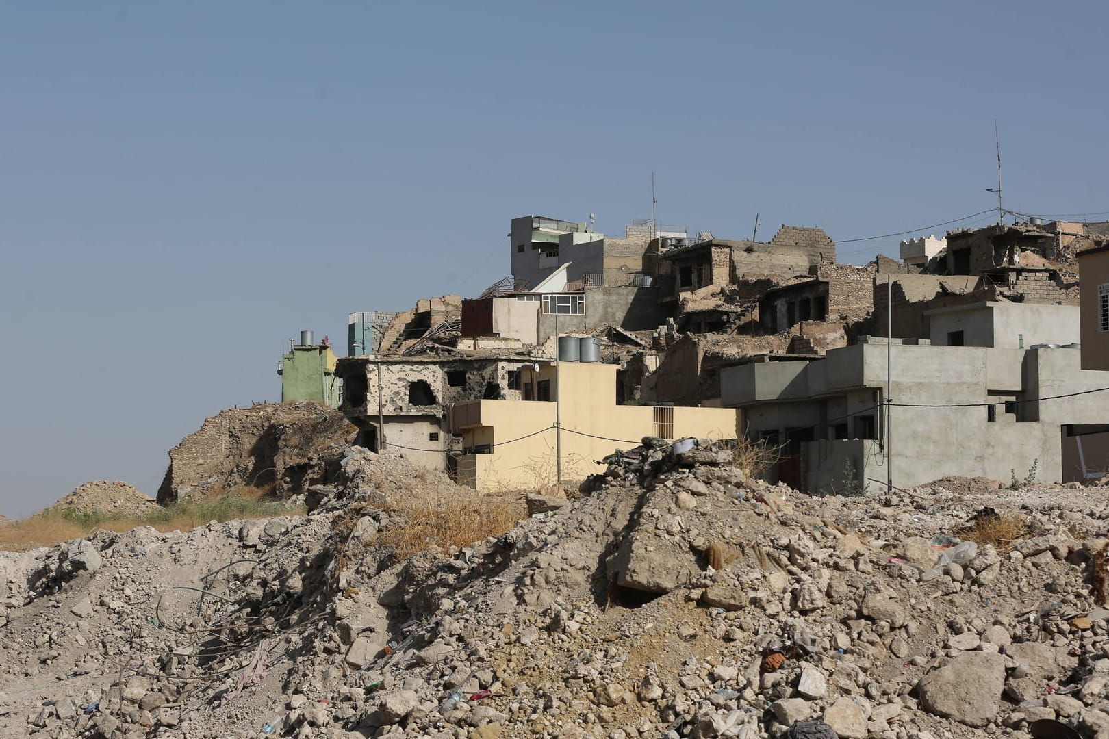 Gebäude im Norden des Irak (Archivbild): Ein Krankenhaus wurde bombardiert.