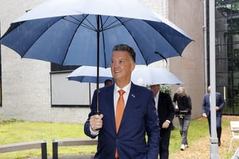 Gut gelaunt bei seiner Vorstellung: Holland-Ikone Louis van Gaal.