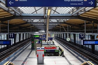 Leerer S-Bahnsteig: Erst vergangene Woche streikte die GDL.