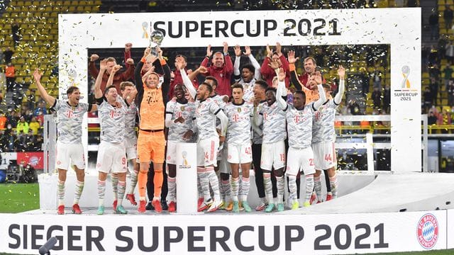 Der Sieger des DFL-Supercups 2021: Der FC Bayern München.