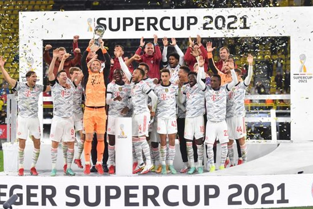 Der Sieger des DFL-Supercups 2021: Der FC Bayern München.