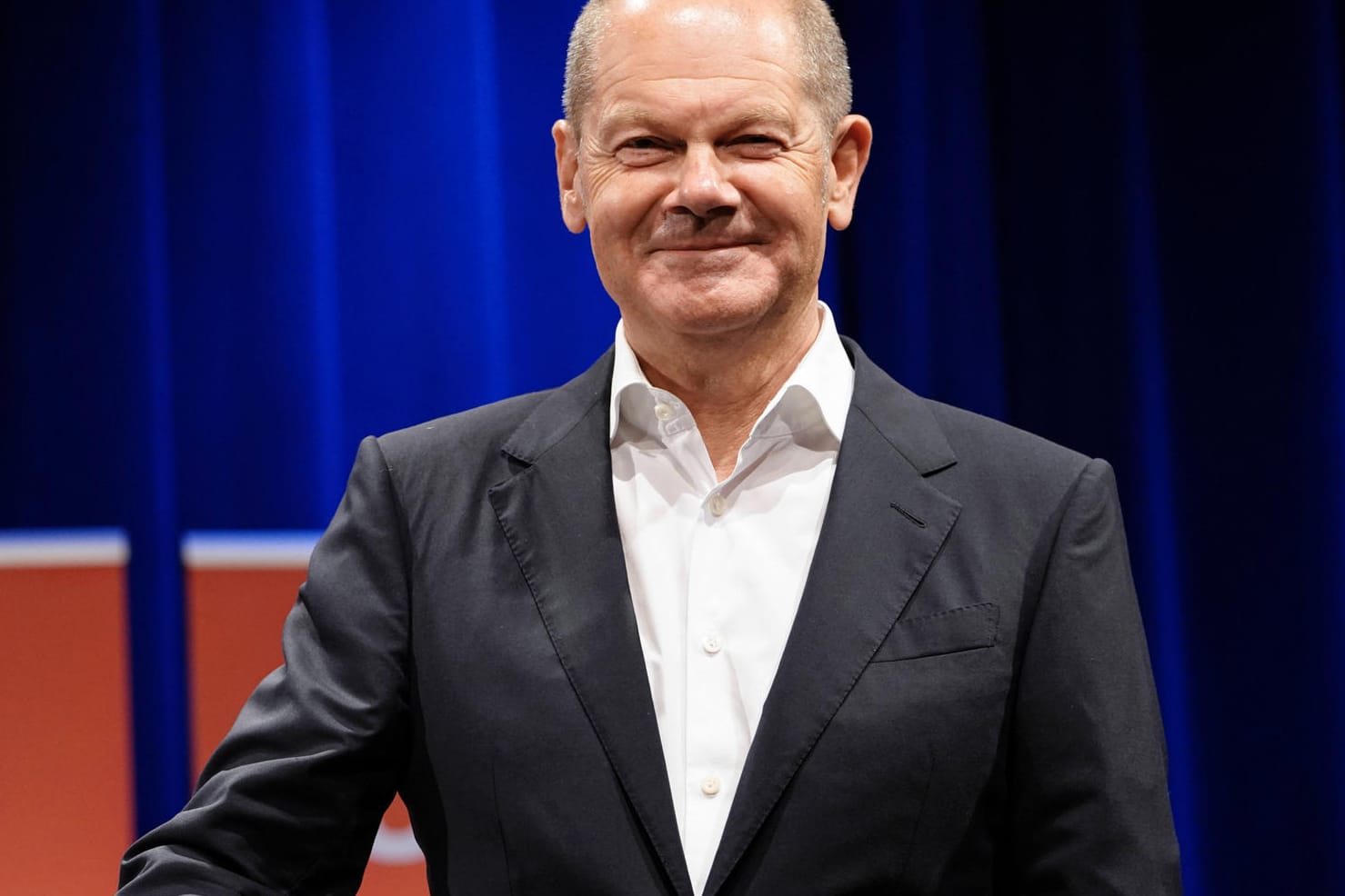 Olaf Scholz im Bundestagswahlkampf: Momentan könnte es fürs Kanzleramt reichen.