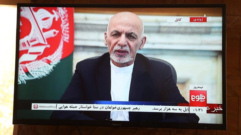 Aschraf Ghani: Der afghanische Präsident hat sich ins Ausland abgesetzt.