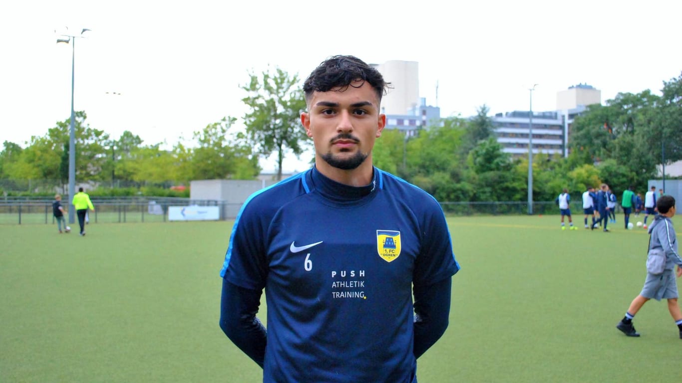 Semih Öpöz, der Kapitän der U19-Mannschaft aus Düren: "Wir alle konnten nicht glauben, dass Joel tot ist."