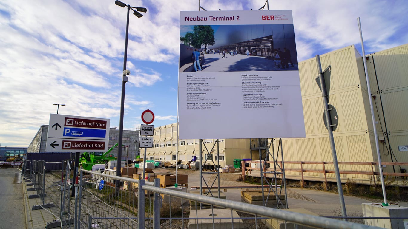 Die Baustelle des BER (Archivbild von Januar 2020): Damals war es noch ein weiter Weg bis zur Eröffnung.