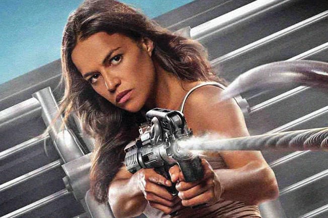 Michelle Rodriguez: Sie spielt in der "Fast & Furious"-Reihe die Rolle der Leticia Ortiz.