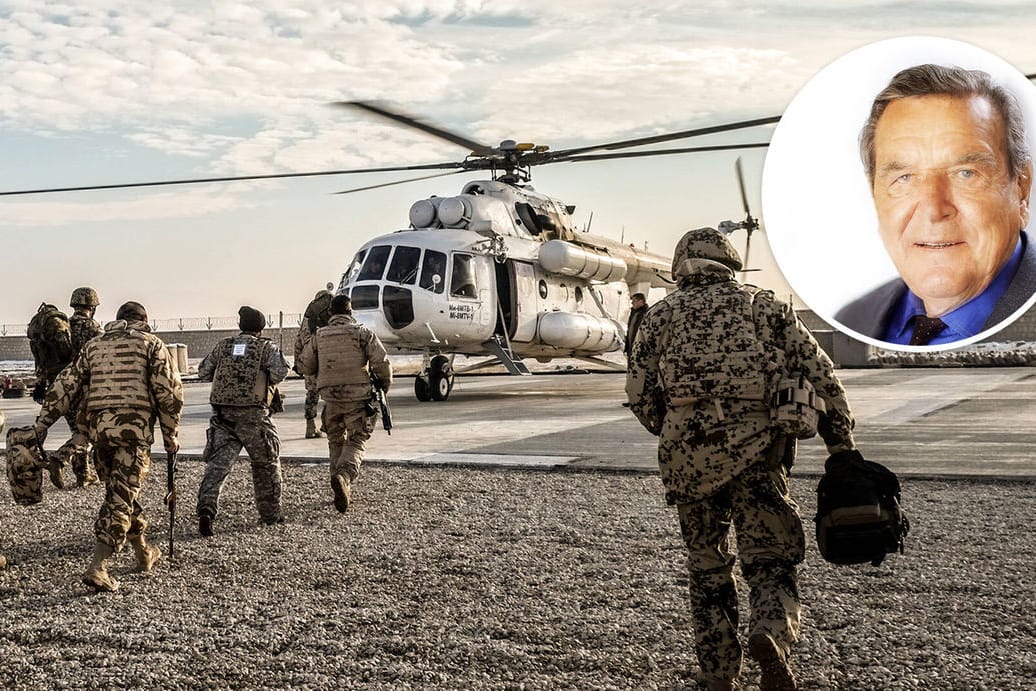 Bundeswehrsoldaten im Jahr 2016 in Afghanistan: Wie es nach dem jetzigen Desaster weitergehen kann, beschreibt Altkanzler Gerhard Schröder in seinem Gastbeitrag.