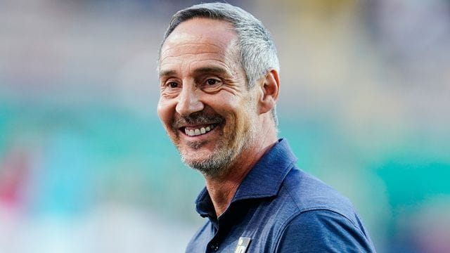 Gladbach-Trainer Adi Hütter ist zuversichtlich.