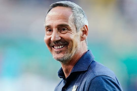 Gladbach-Trainer Adi Hütter ist zuversichtlich.