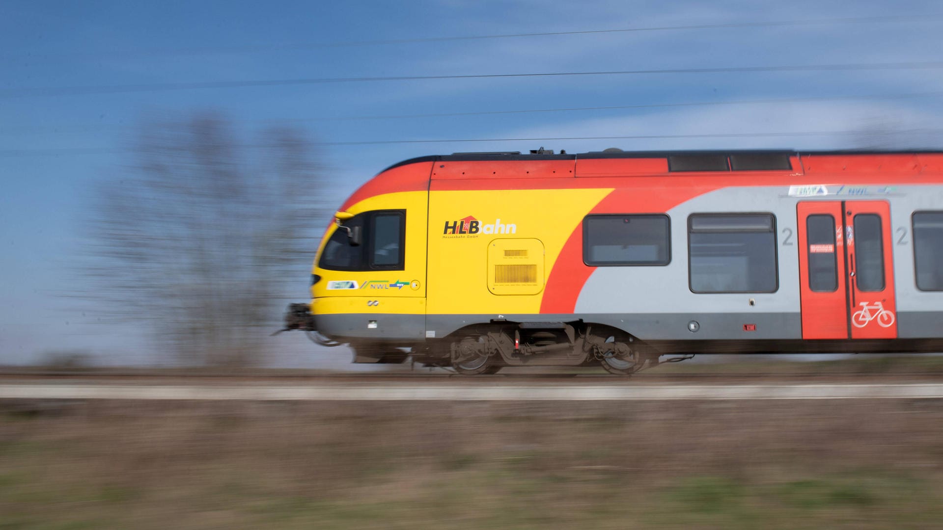 Regionalbahn der Hessischen Landesbahn: Der Zug war zum Zeitpunkt des Unfalls leer (Symbolbild).