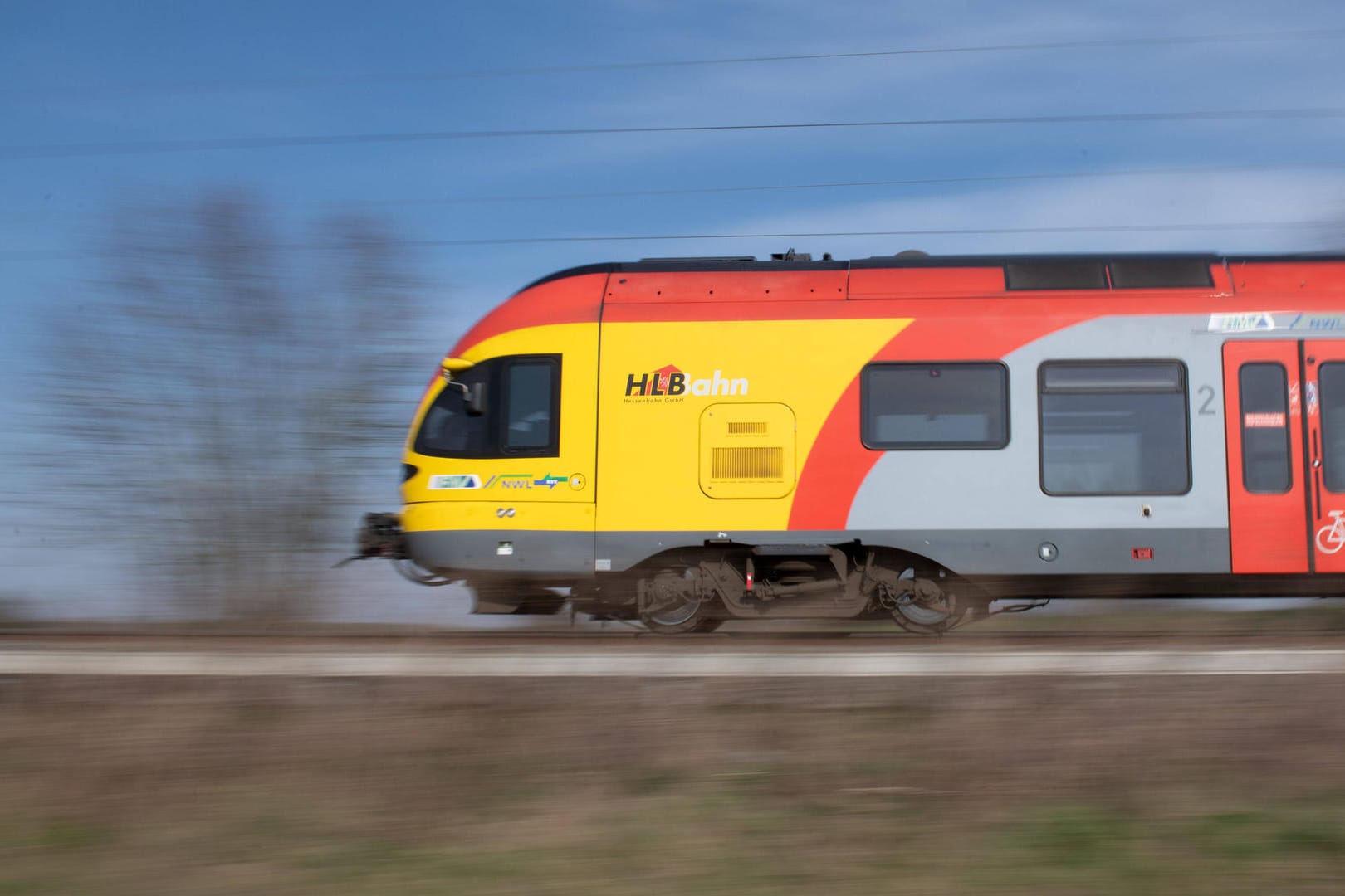 Regionalbahn der Hessischen Landesbahn: Der Zug war zum Zeitpunkt des Unfalls leer (Symbolbild).