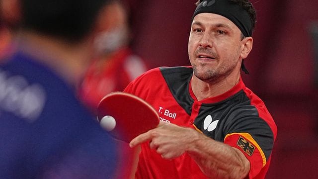 Timo Boll in Aktion