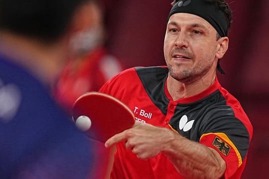 Timo Boll in Aktion