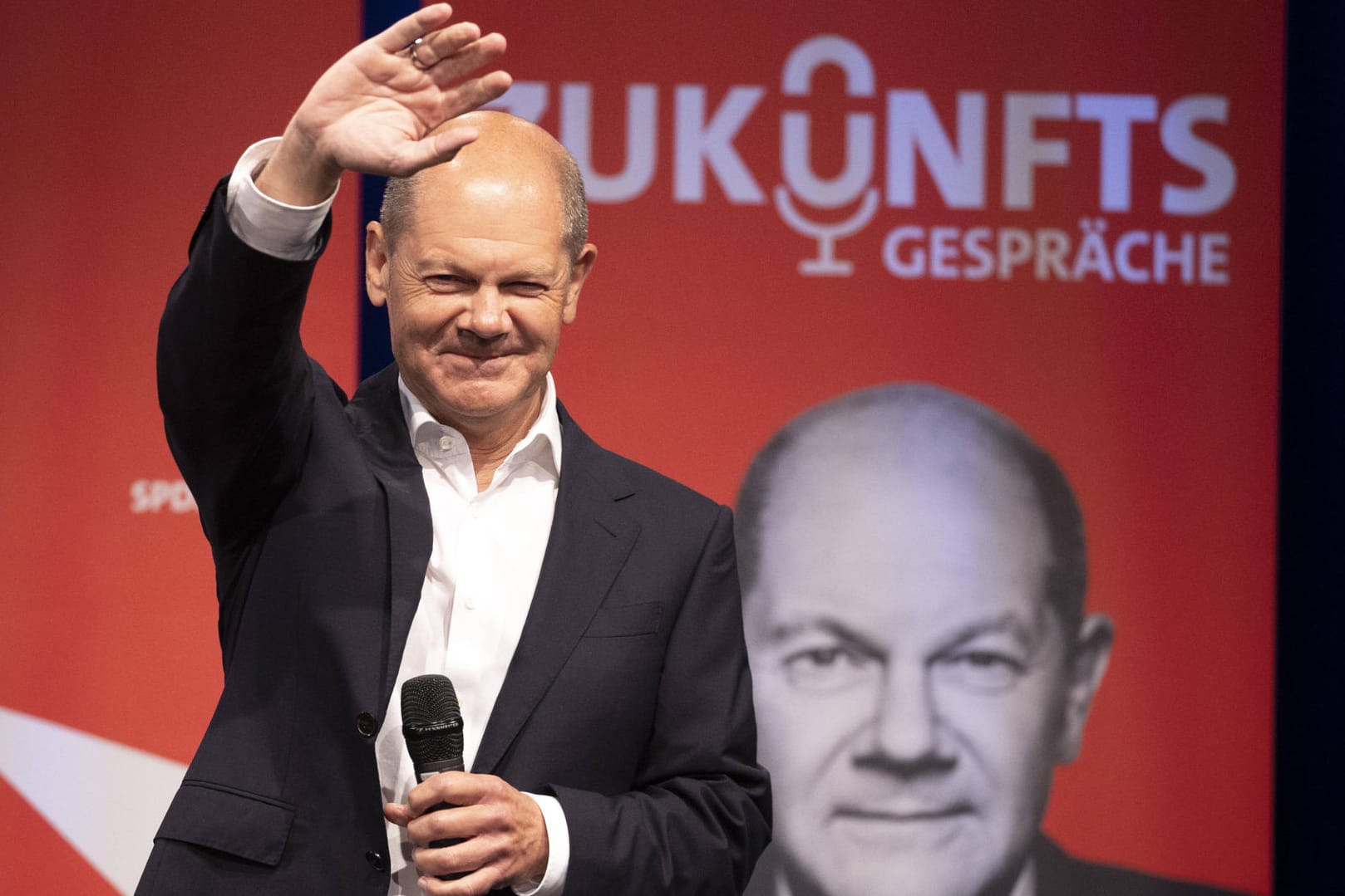 Olaf Scholz: Der SPD-Kanzlerkandidat legt in den Umfragen zu.