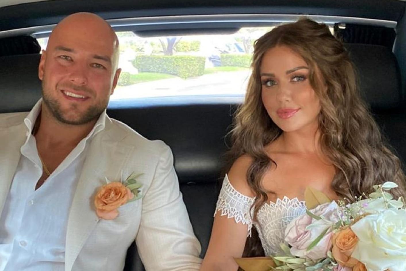 Alexander Beliaikin und Kim Gloss: Das Paar hat sich in Rom getraut.