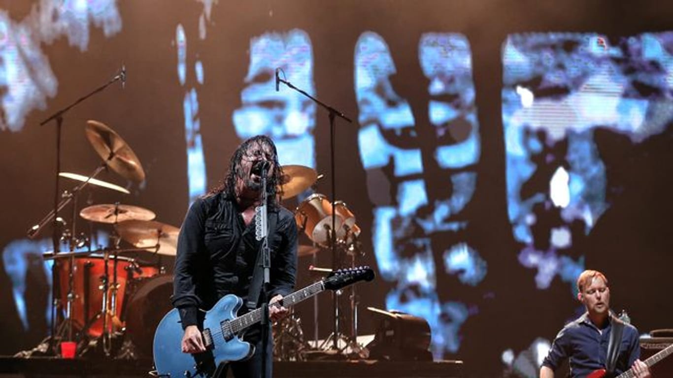 Die Foo Fighters mit Frontmann Dave Grohl (l) sind weltweit erfolgreich.