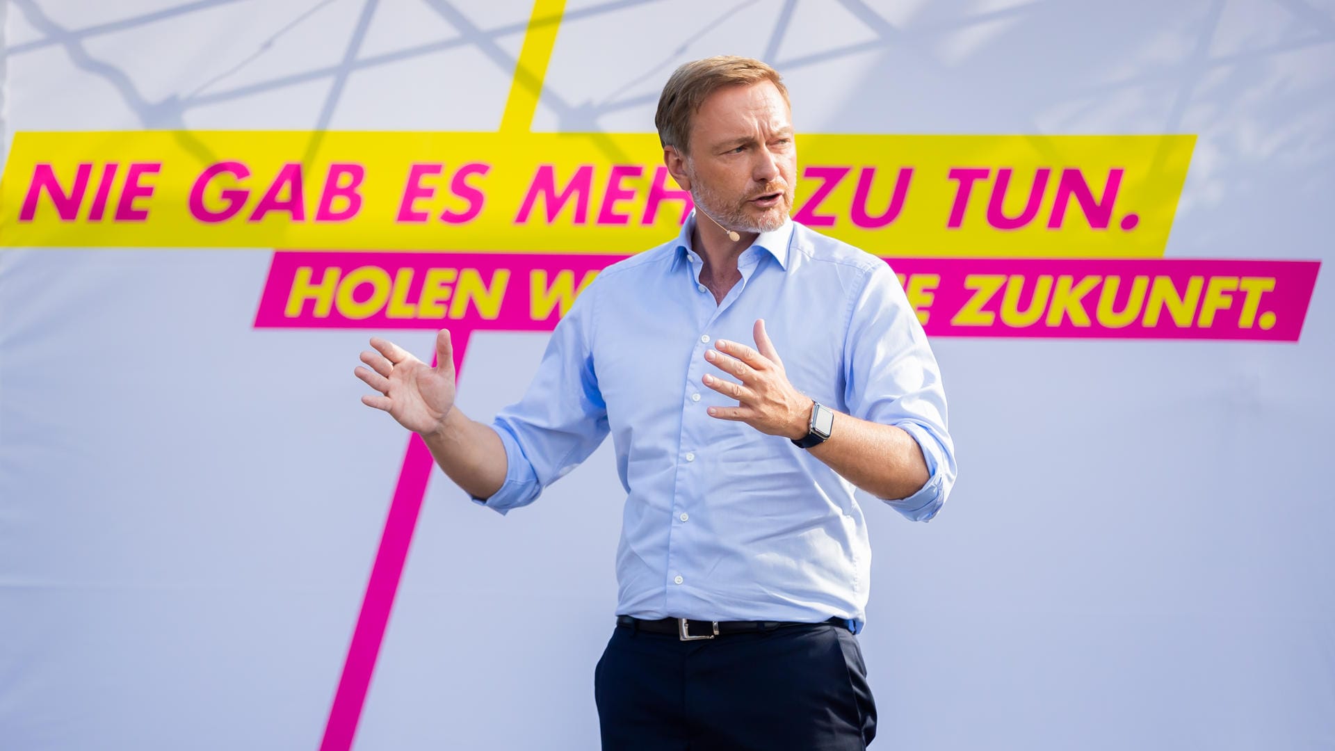 Christian Lindner: Seine FDP steht in Umfragen aktuell bei bis zu 13 Prozent.