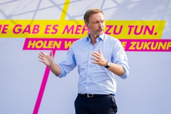 Christian Lindner: Seine FDP steht in Umfragen aktuell bei bis zu 13 Prozent.