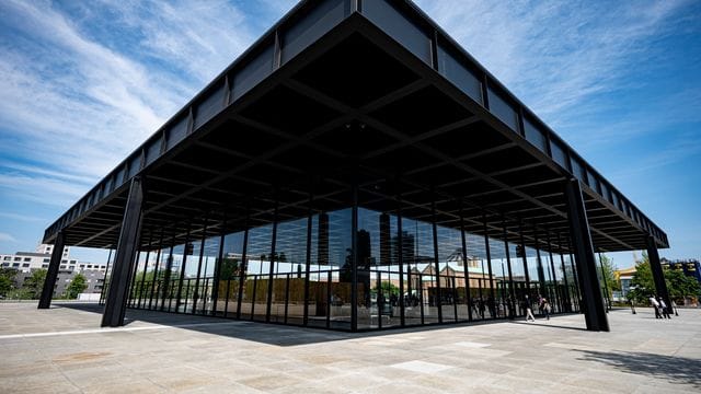 Die Neue Nationalgalerie in Berlin.