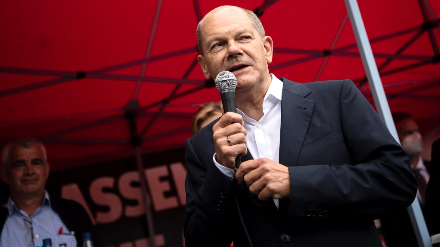 Olaf Scholz auf Wahlkampftour: Ist der SPD-Kanzlerkandidat der lachende Dritte oder doch eher das geringste Übel?