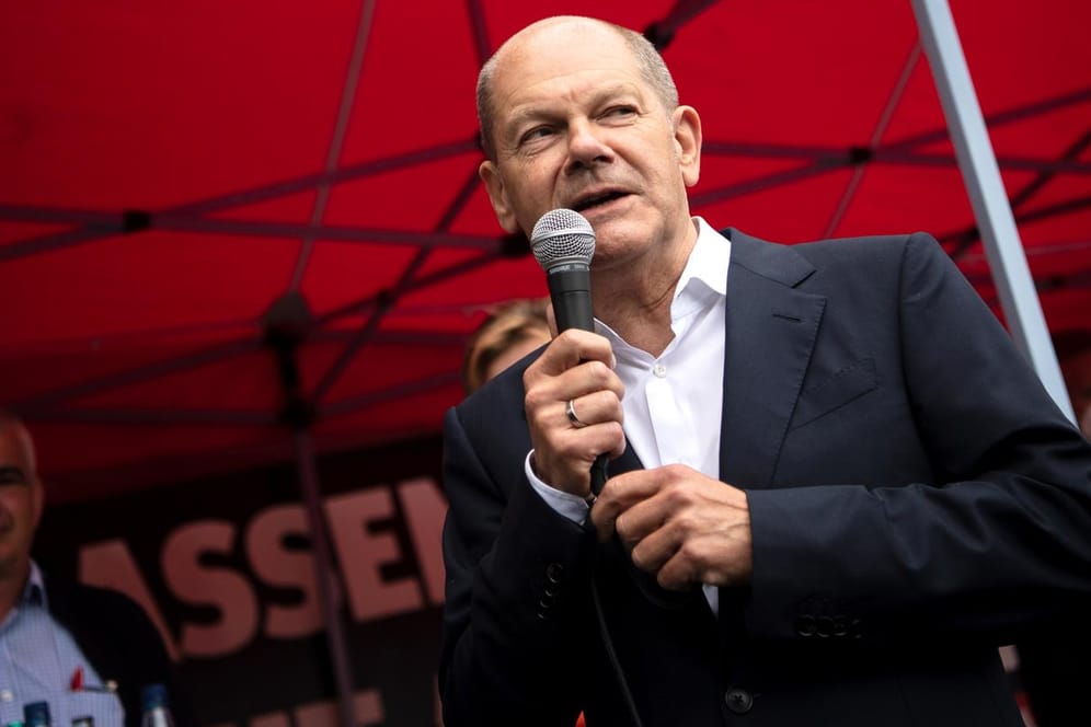 Olaf Scholz auf Wahlkampftour: Ist der SPD-Kanzlerkandidat der lachende Dritte oder doch eher das geringste Übel?