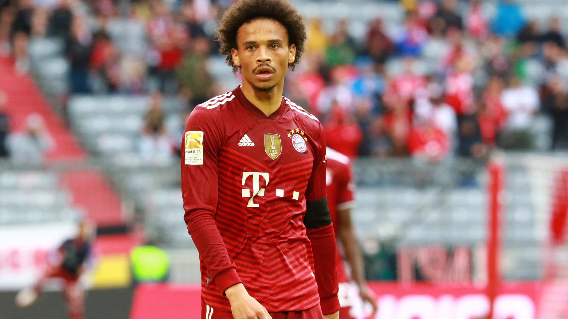 Leroy Sané im Spiel gegen den 1. FC Köln: Der Bayern-Star hatte Probleme in der Partie.