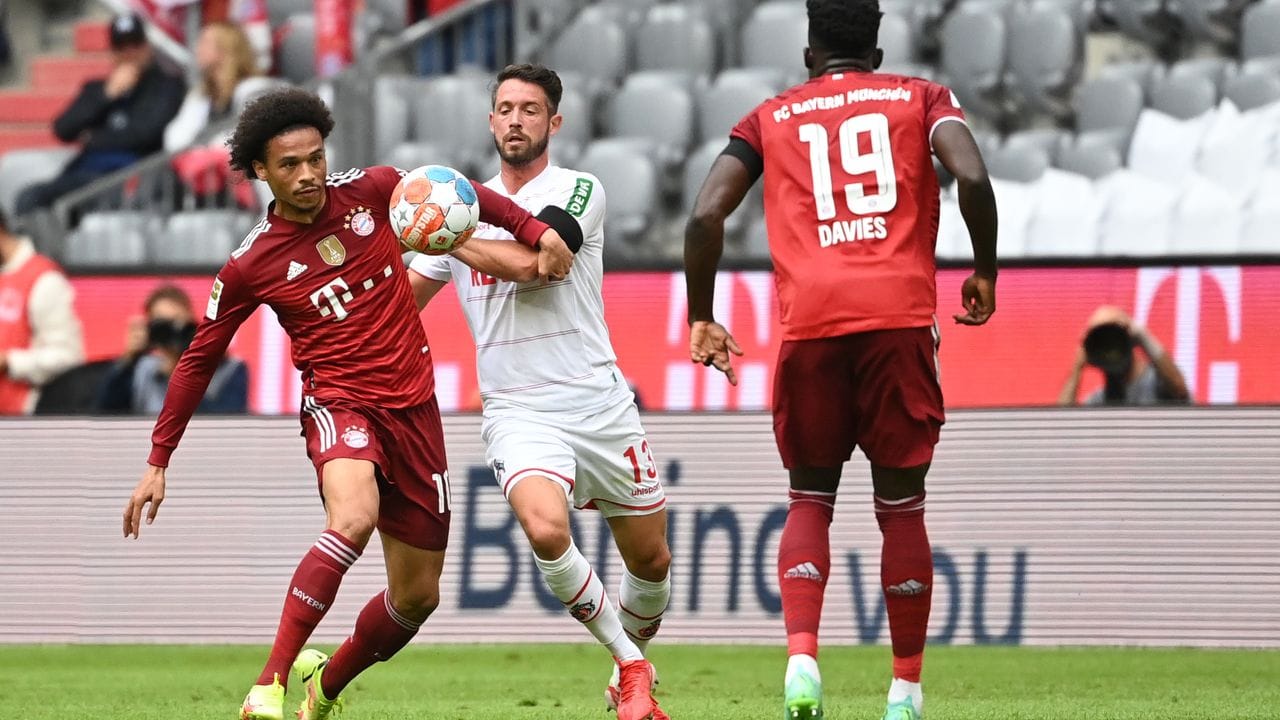 Fehlte gegen Köln nicht nur gegen Mark Uth die Durchschlagskraft: Bayern-Profi Leroy Sane (l).