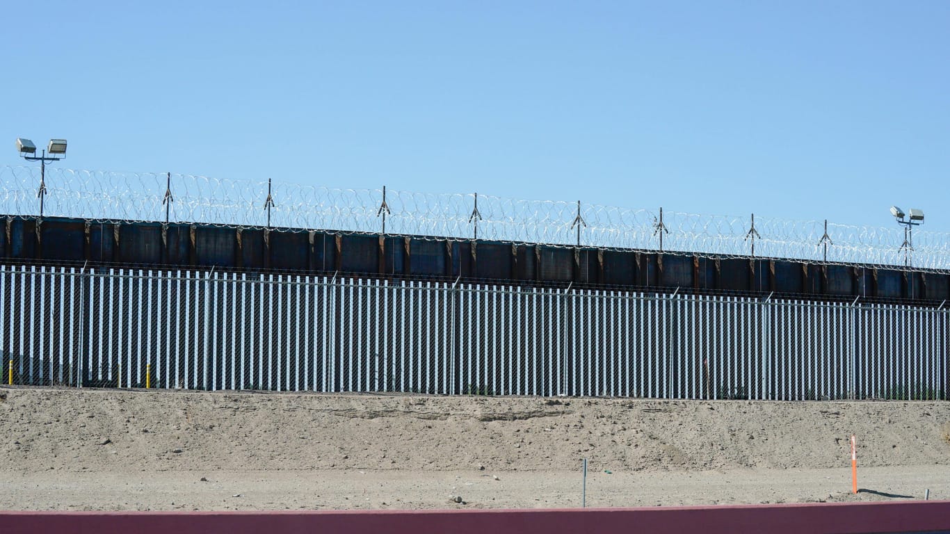 Trumps Mauer in Texas (Archivfoto): Ein Teil der Grenzmauer wurde zerstört.
