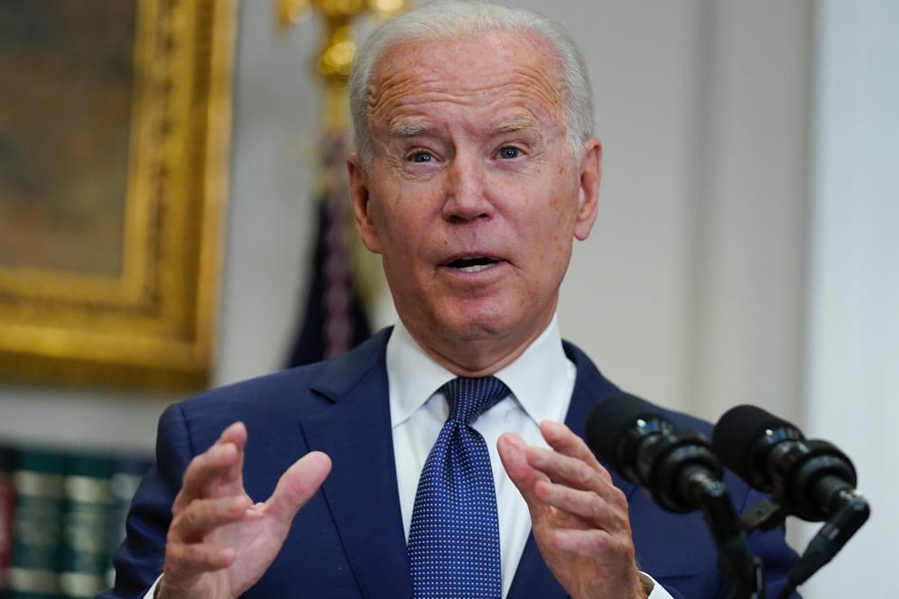 Joe Biden: Der US-Präsident hält an dem Abzug aus Afghanistan bis zum 31. August fest.