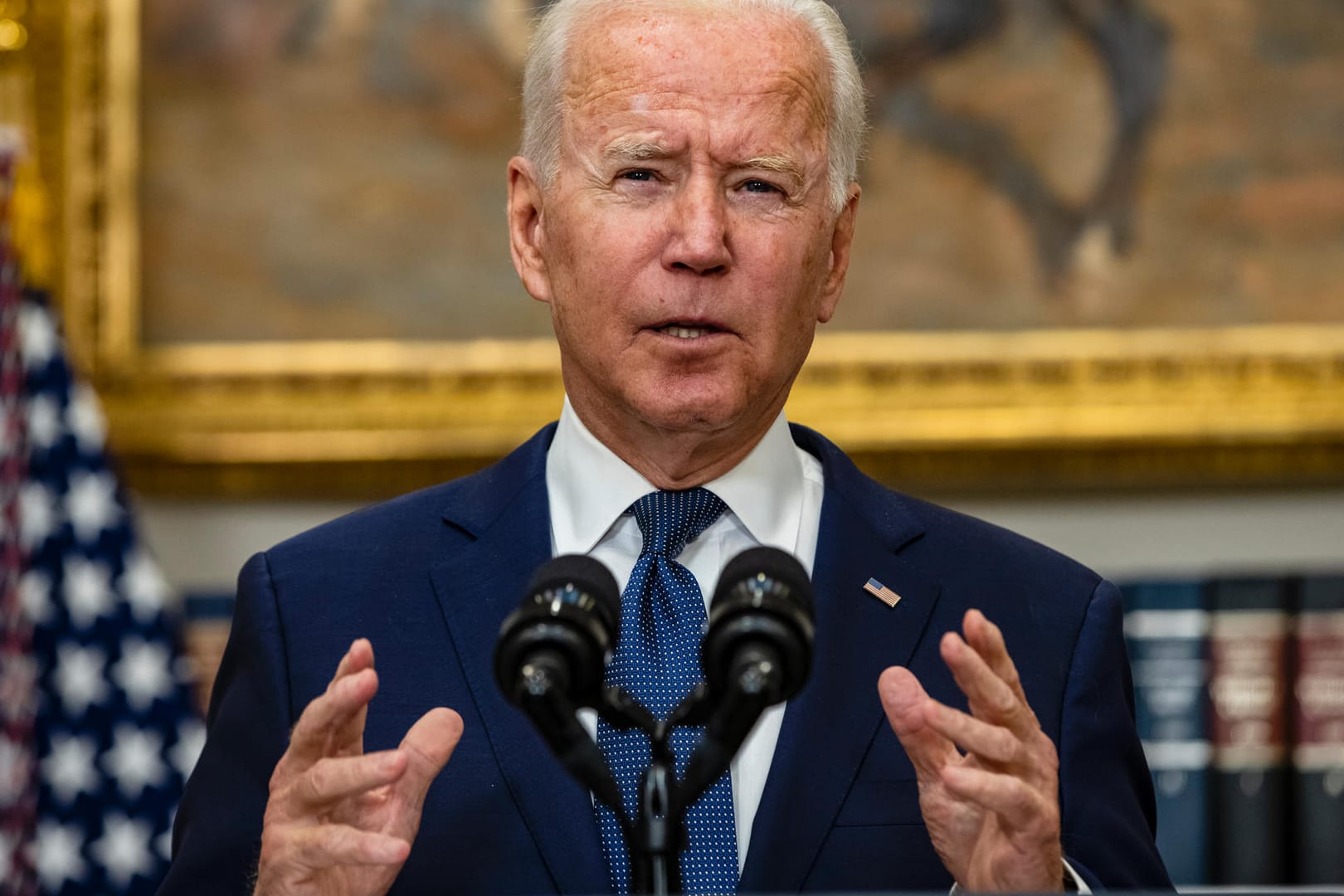 US-Präsident Biden: Er hält daran fest, seine Truppen Ende August abzuziehen.