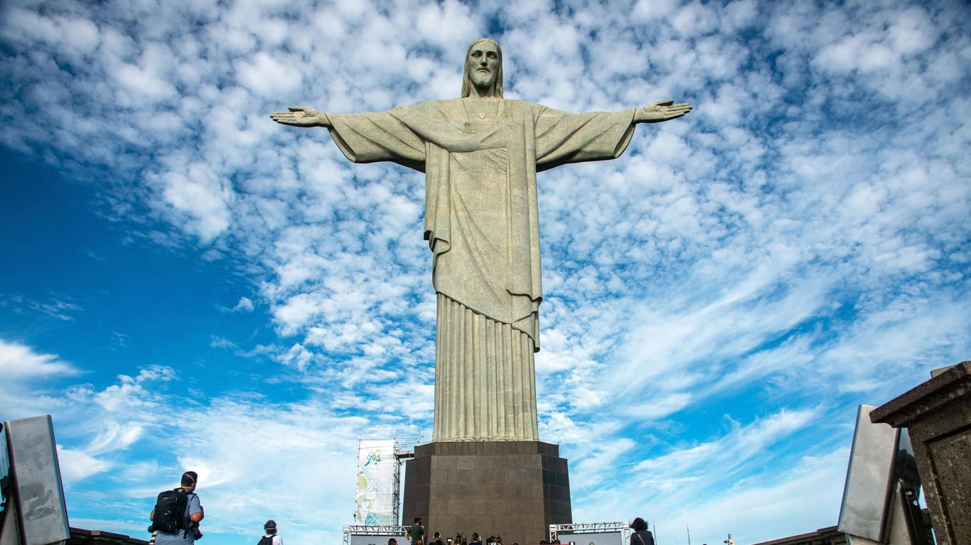 Die Christusstatue in Rio de Janeiro: Die Figur gilt als das Wahrzeichen der brasilianischen Stadt. (Archivfoto)