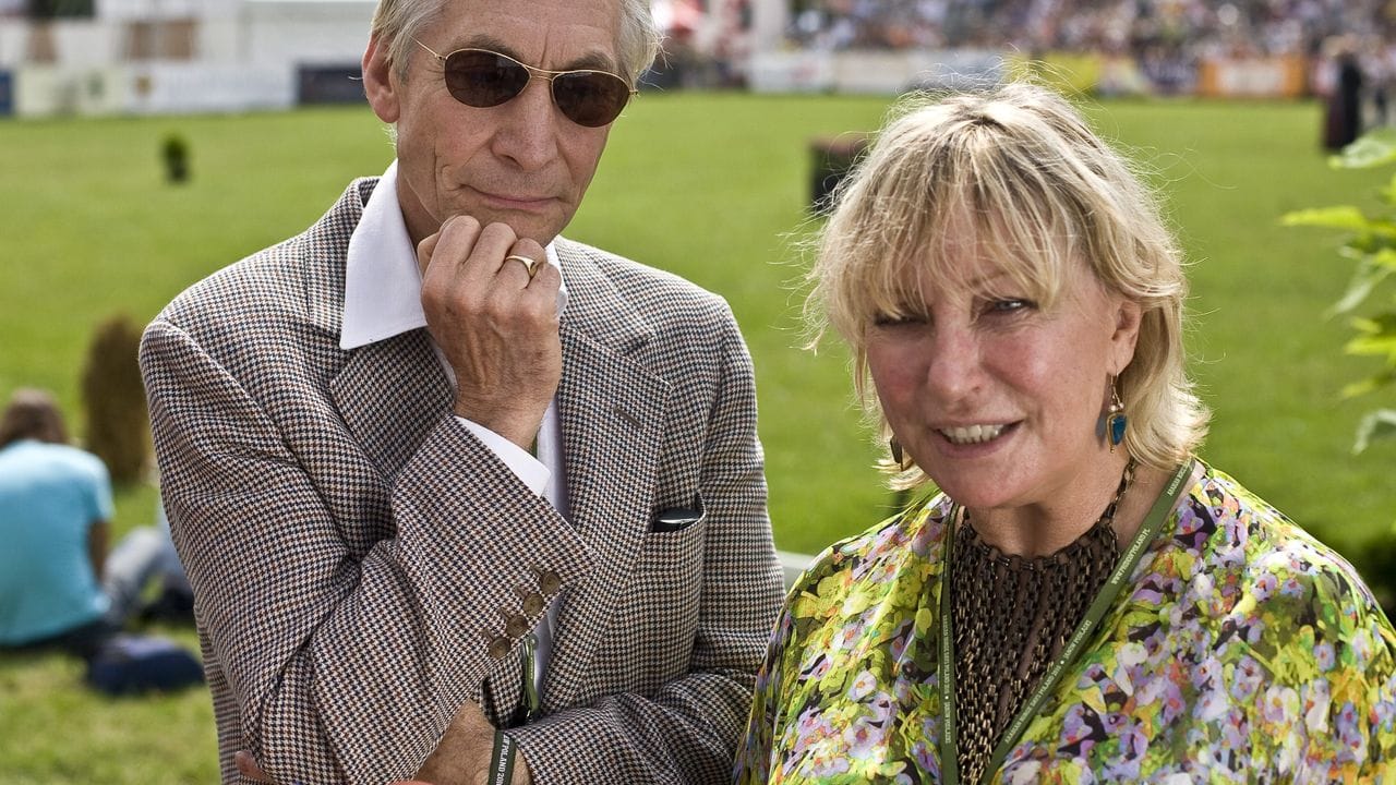 Charlie Watts und seine Frau Shirley 2010 bei einer Pferdeauktion.