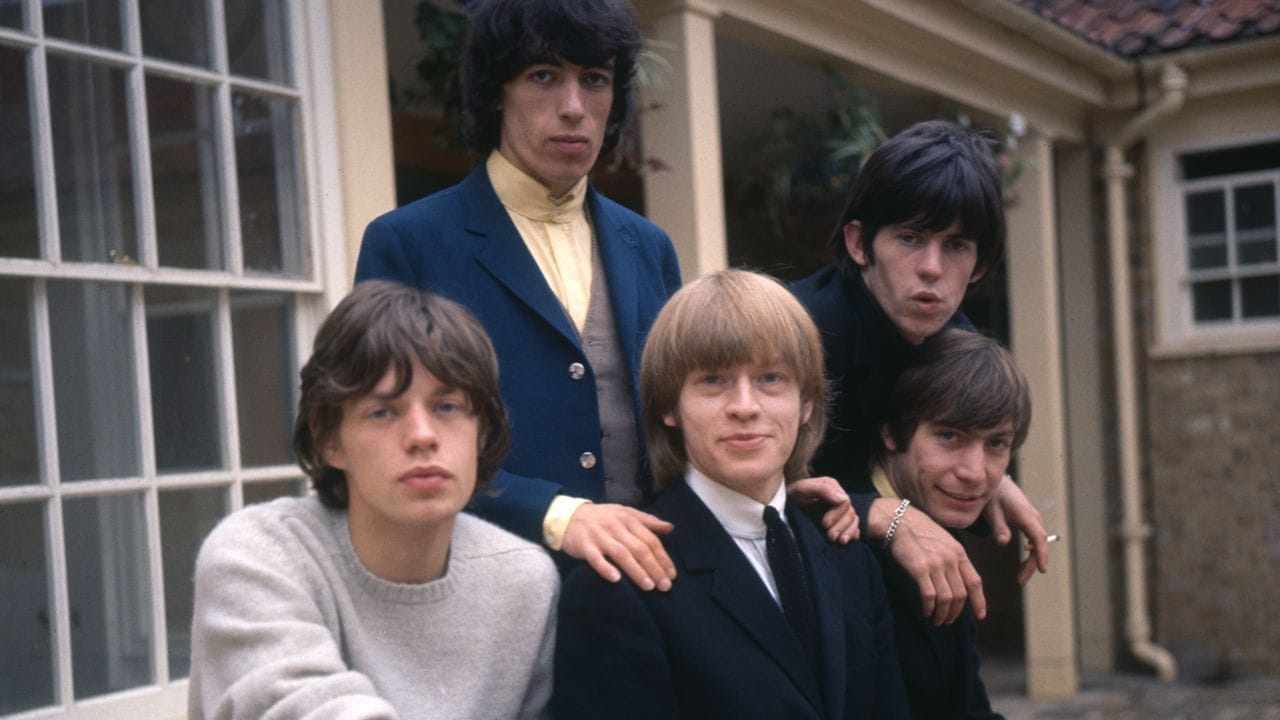 Mick Jagger (l-r), Bill Wyman, Brian Jones, Keith Richards und Charlie Watts im Jahr 1964.