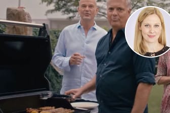 Szene am Grill im neuen Grünen-Spot: Kolumnistin Nicole Diekmann findet den weniger peinlich, als die Kommentare im Netz glauben machen.