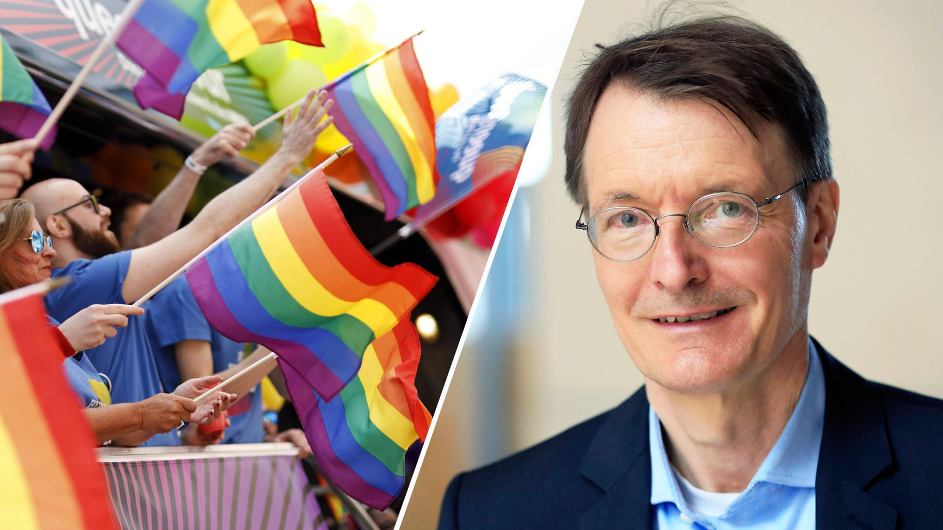 Christopher Street Day vor der Pandemie: SPD-Politiker Karl Lauterbach hätte sich in diesem Jahr eine kleinere Veranstaltung gewünscht als die geplante.