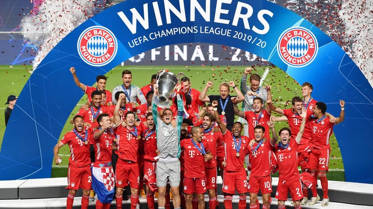 Das große Ziel: Der FC Bayern will wie 2020 in Lissabon den Henkelpott gewinnen. 2021 gewann der FC Chelsea die Champions League.