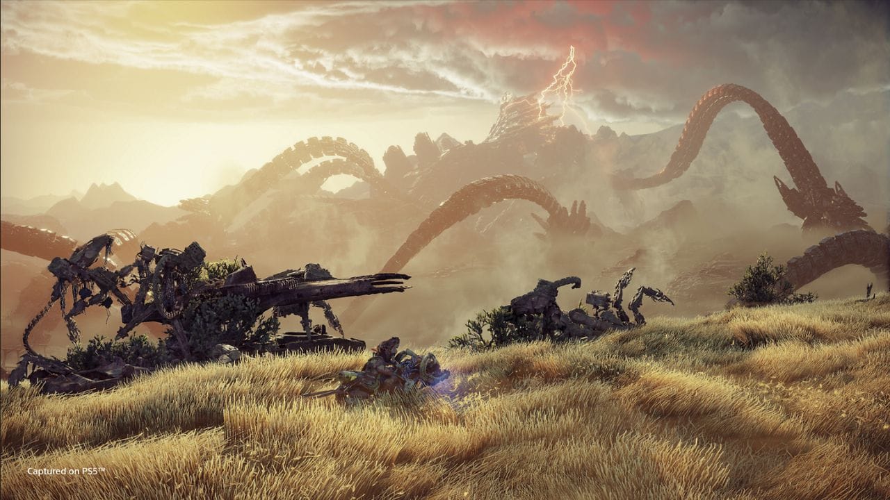 Szene aus "Horizon Forbidden West": Das Playstation-Spiel erscheint im Februar 2021.