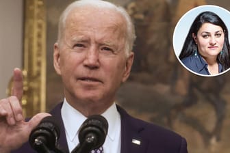 Joe Biden: Der US-Präsident steht wegen des Truppenabzugs aus Afghanistan stark in der Kritik.
