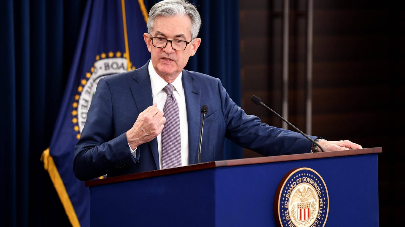 Fed-Chef Jeorme Powell: Anleger erwarten mit Spannung am Freitag seine Rede in Jackson Hole zur Geldpolitik der Fed.