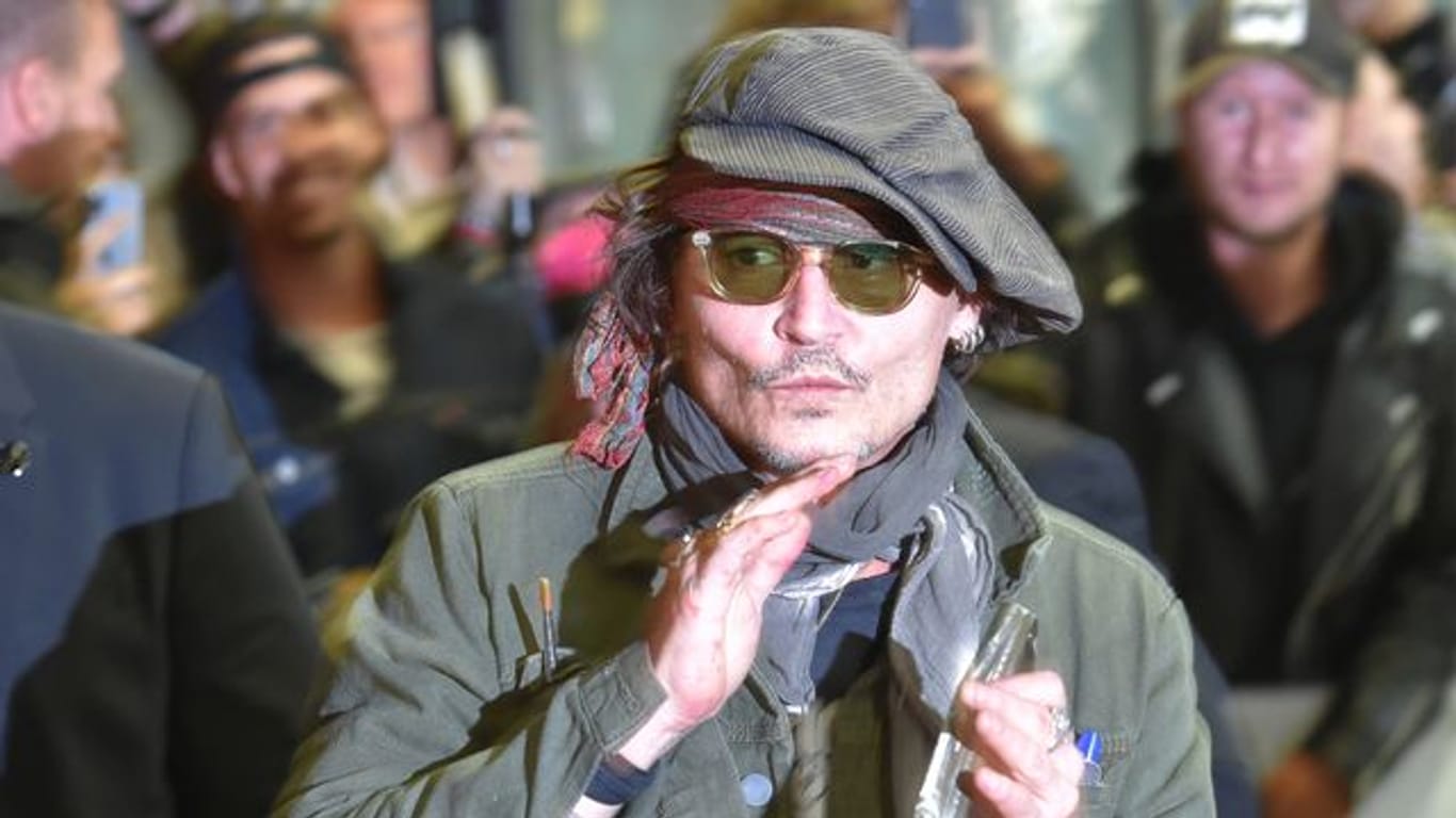 Johnny Depp beim Internationalen Karlsbader Filmfestival.