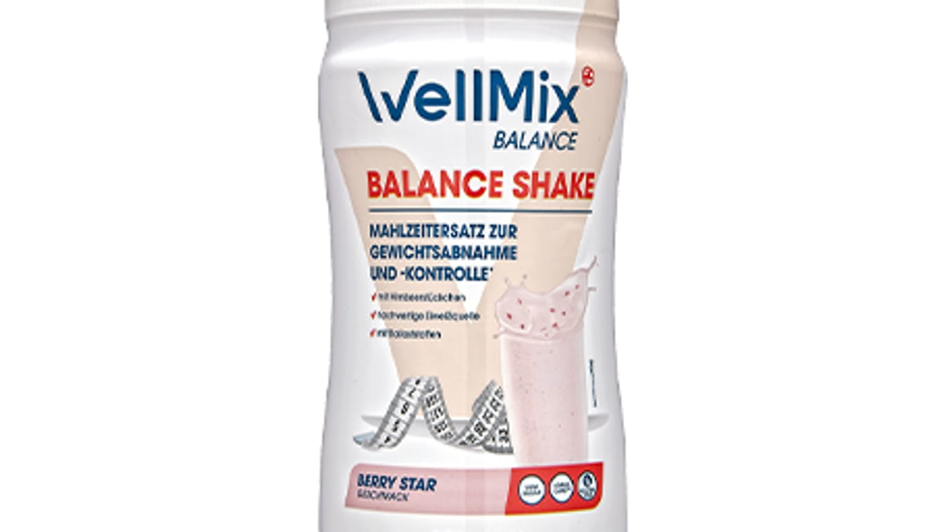 WellMix Balance Shake Berry Star: Der Mahlzeitersatz wird zurückgerufen.